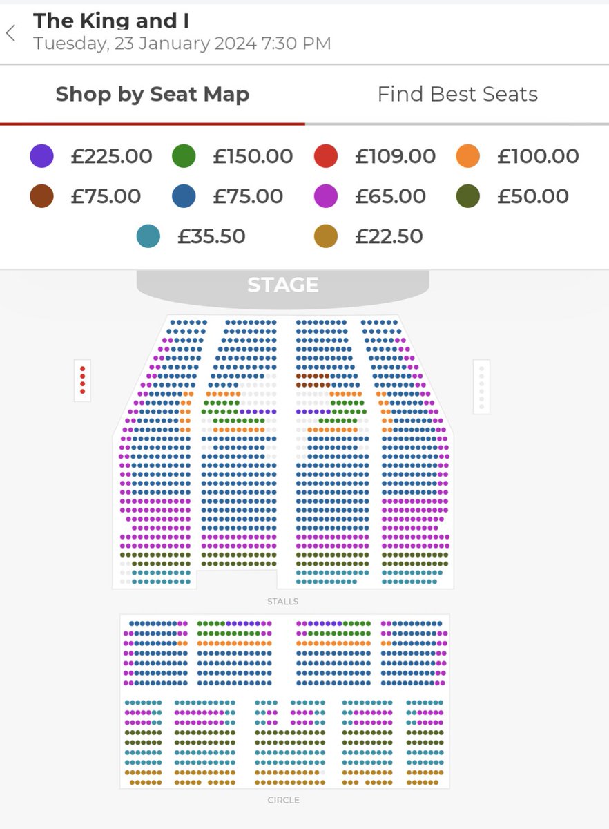 theatreandtonic's tweet photo. The ticket prices for some shows are so ridiculous right now and aren't accessible whatsoever.

How can people justify charging the public £225 during a cost of living crisis? https://t.co/YCC2fkUOf2