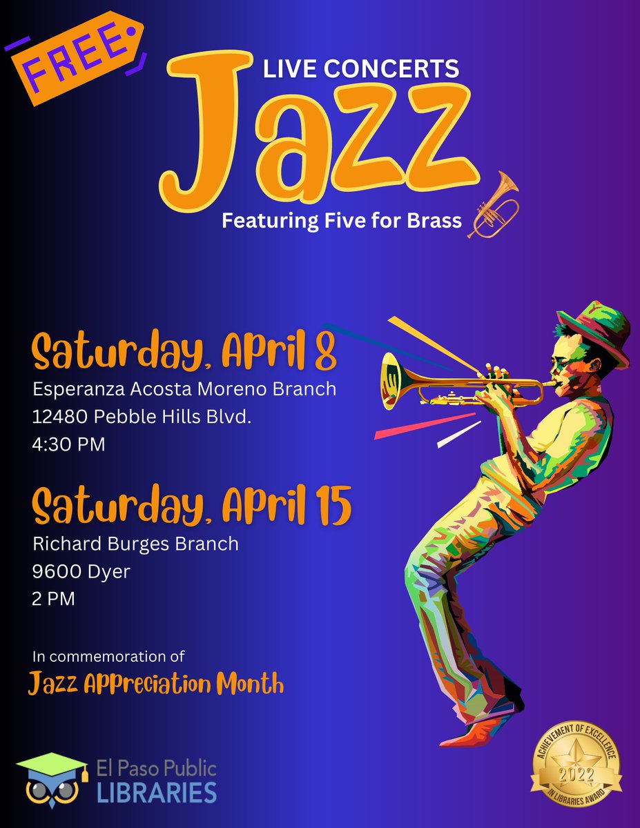 Come #jam with us this Saturday.   #JazzAppreciationMonth
