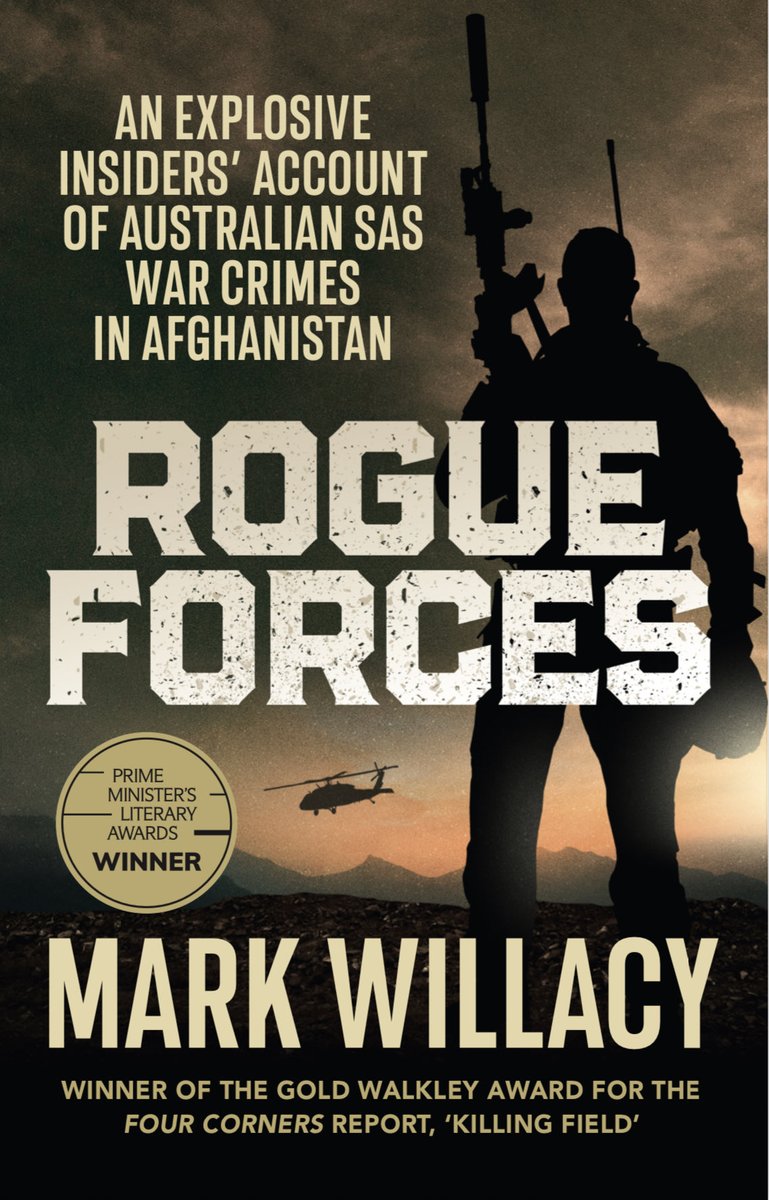 New edition of my book ROGUE FORCES out today…complete with new cover and flash sticker. Thanks once again to the Special Forces soldiers who had the courage to speak about what they saw in Afghanistan