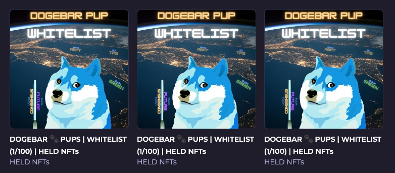 HELDiWanKenHODL's tweet photo. ❓What if you could buy a #DOGEBARPUPs WL #HBARNFT with $DOGEBR? 👀

🚪 TY for opening this door, @AltlantisApp 🙏

🐾 : 0.0.777266 | #NFA | #DYOR | #MemeCoinSpring https://t.co/Hj84OFD0PH
