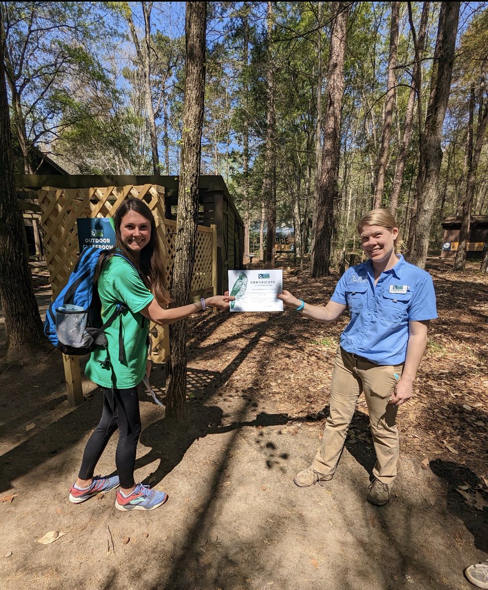 Mrs. McMillen received a certificate while the first graders were on their field trip. 1st grade completed a service learning project to help the baby raptors at the Raptor Center.  Students helped out at home to earn money that will go towards helping the baby raptors.