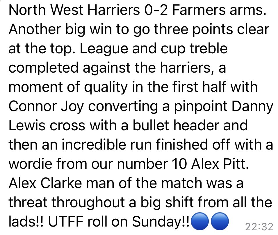 Farmers arms fc tweet media