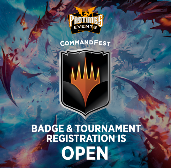 PastimesEvents's tweet photo. Join us April 14-16 in Indianapolis, Indiana to celebrate Commander and March of the Machine! 

https://t.co/pP4KWDQRb6 #CommandFestIndianapolis https://t.co/duTB9KKgRL
