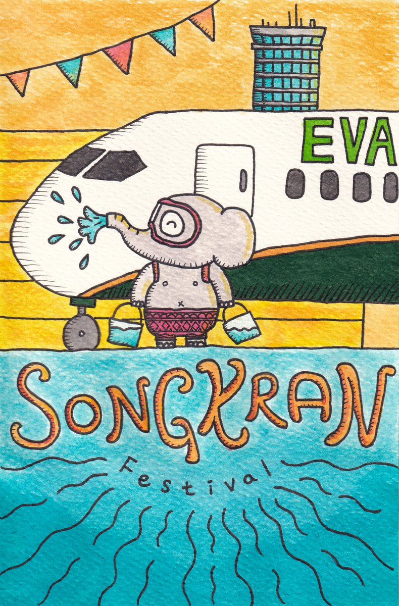 EVAAirUS's tweet photo. Join the celebration at the world-renowned Songkran Festival in Bangkok! 🎊 Fly with EVA Air and experience the rich culture of Thailand. 🍲

Book your flight today and immerse yourself in the joyous festivities of Songkran!🤗 #FlyEVA #SafeTravels #EVAAIR https://t.co/mf8bAUbP1P