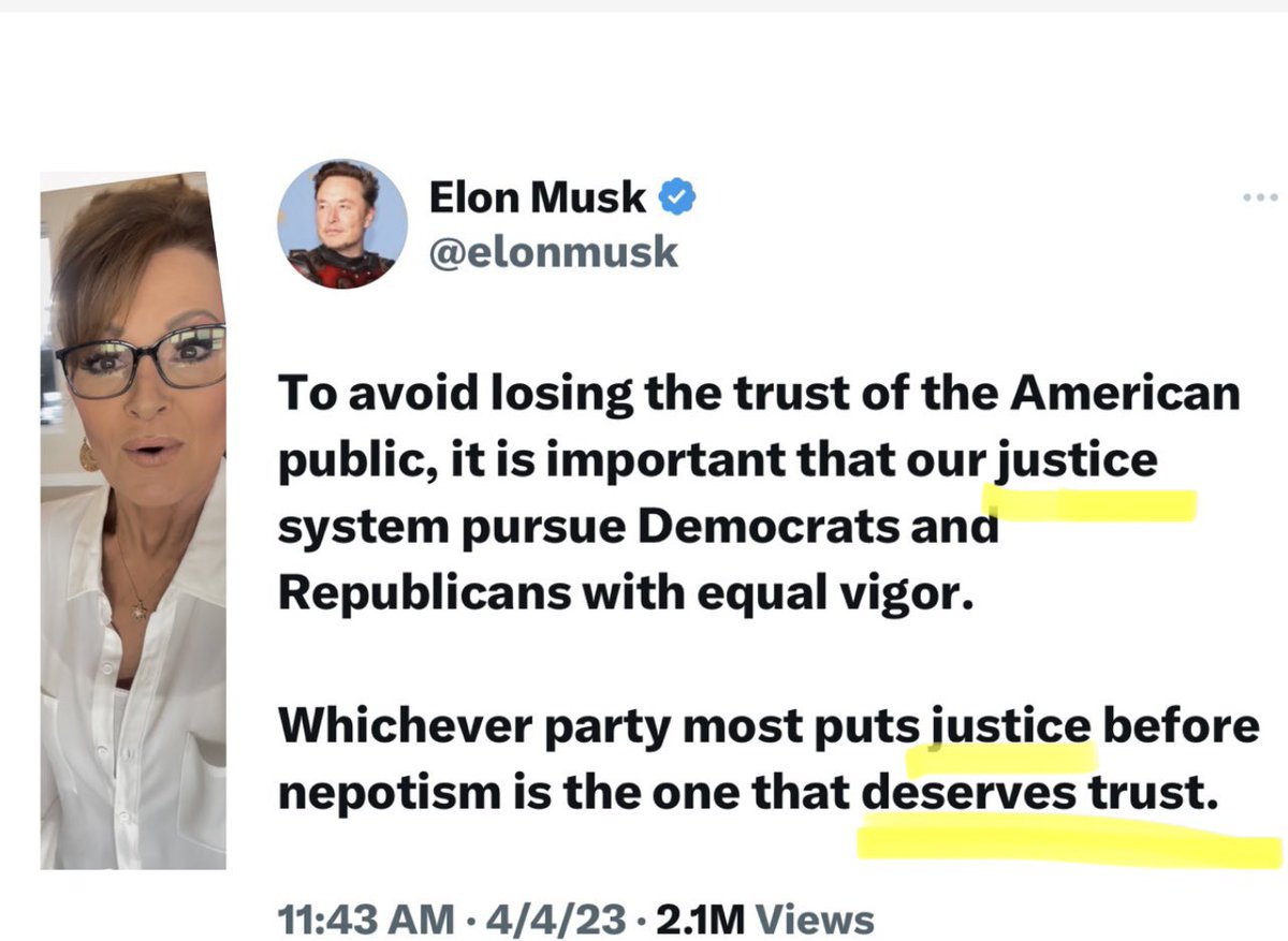 SarahPalinUSA's tweet image. @elonmusk YES ~ this!