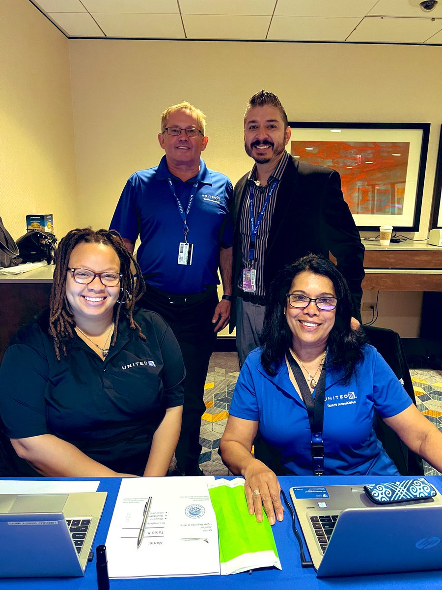 ✈️ Thank you <a href="/ed_eget/">Ed Eget</a> and to your team for another successful Contact Center hiring event. It was great catching up!✈️ <a href="/weareunited/">We Are United</a> #TeamChicagoContactCenter