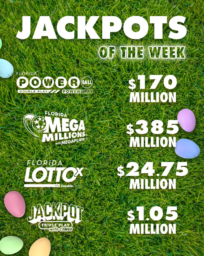 Florida Lottery on Twitter "These jackpot numbers are looking 𝙚𝙜𝙜