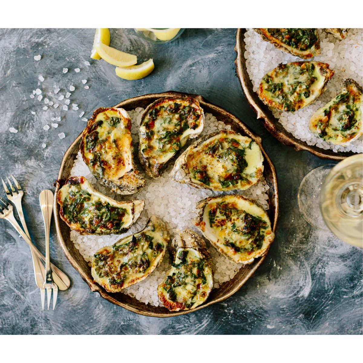 Dinner of Champions.

On the Half Shell 🦪 Broiled Oysters 🦪 Rockefeller Oysters—which will it be? 

—
#oysterbar #rawbar #seafood #southernkitchen #surreycenter #augustaga #augustafood #eatlocal