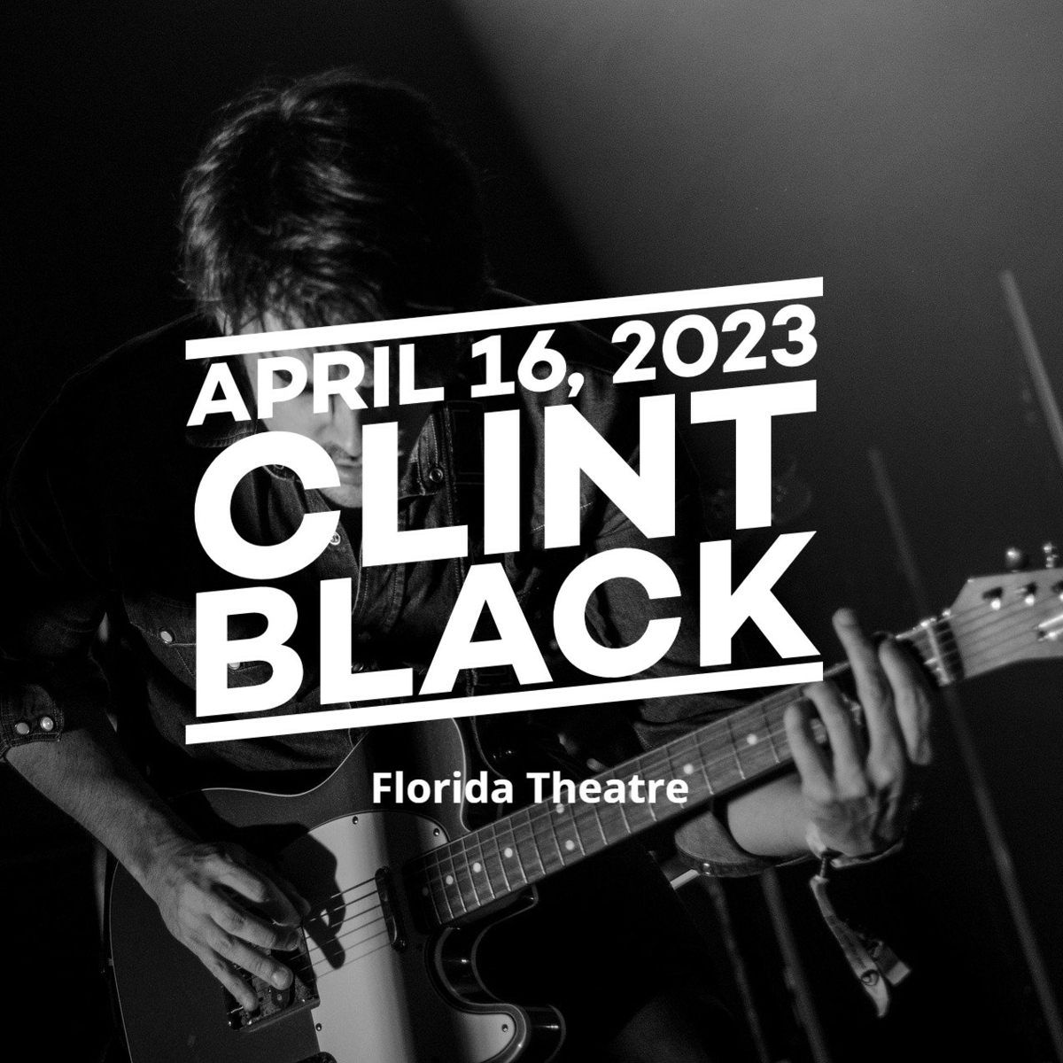 None other than country music star #ClintBlack, will be taking the stage at Florida Theatre on April 16th, so break out your cowboy boots and reserve your seats at  bit.ly/3YVJB16. You'll be 'Killin Time' in a memorable way! #jacksonvilleFL