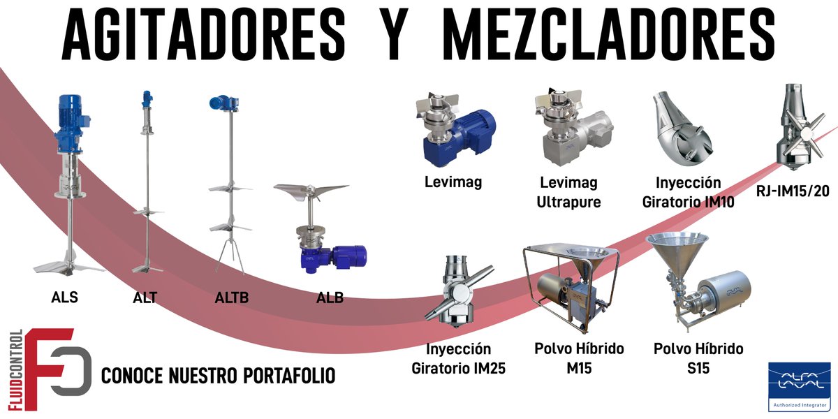 Fluidcontrol's tweet photo. Como #integrador autorizado #AlfaLaval, #Fluidcontrol se enorgullece en ofrecer #mezcladores y agitadores, los cuales cuentan con la mejor #tecnología e #innovación, ideales para aplicaciones #higiénicas. Acércate a nosotros para la personalización e instalación del equipo. https://t.co/mLTIFerNUK
