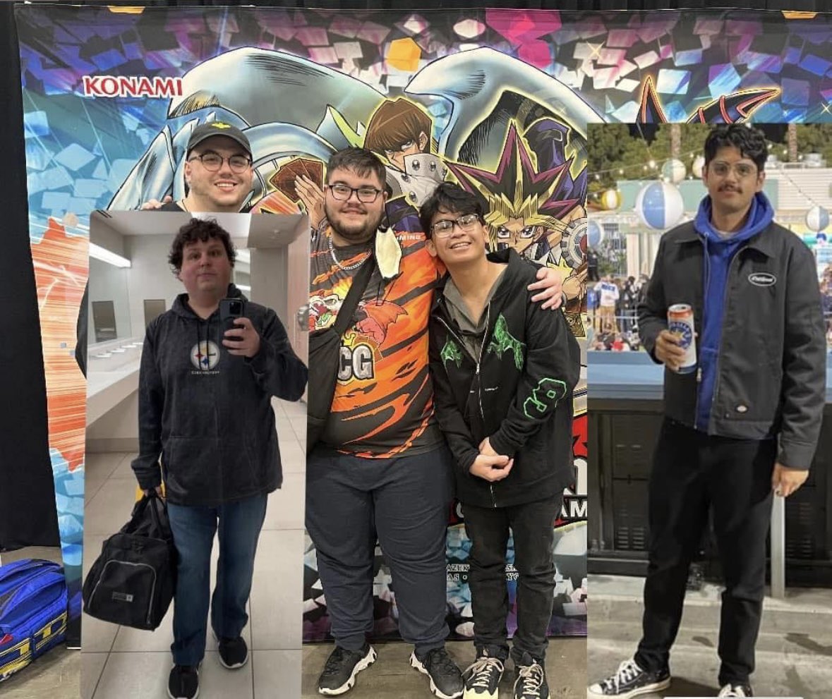 TheMikeAlbanese's tweet photo. LA was a blast, glad I decided to go last minute. Sucks I lost in top 16, I guess @KottonJesse was right, I need a coach 🤷♂️. Big shout outs to all my mans, especially @Dom_Couch. Until Philly everyone #Yugioh #YCS250 #YPFL https://t.co/BBb1nhw9zM