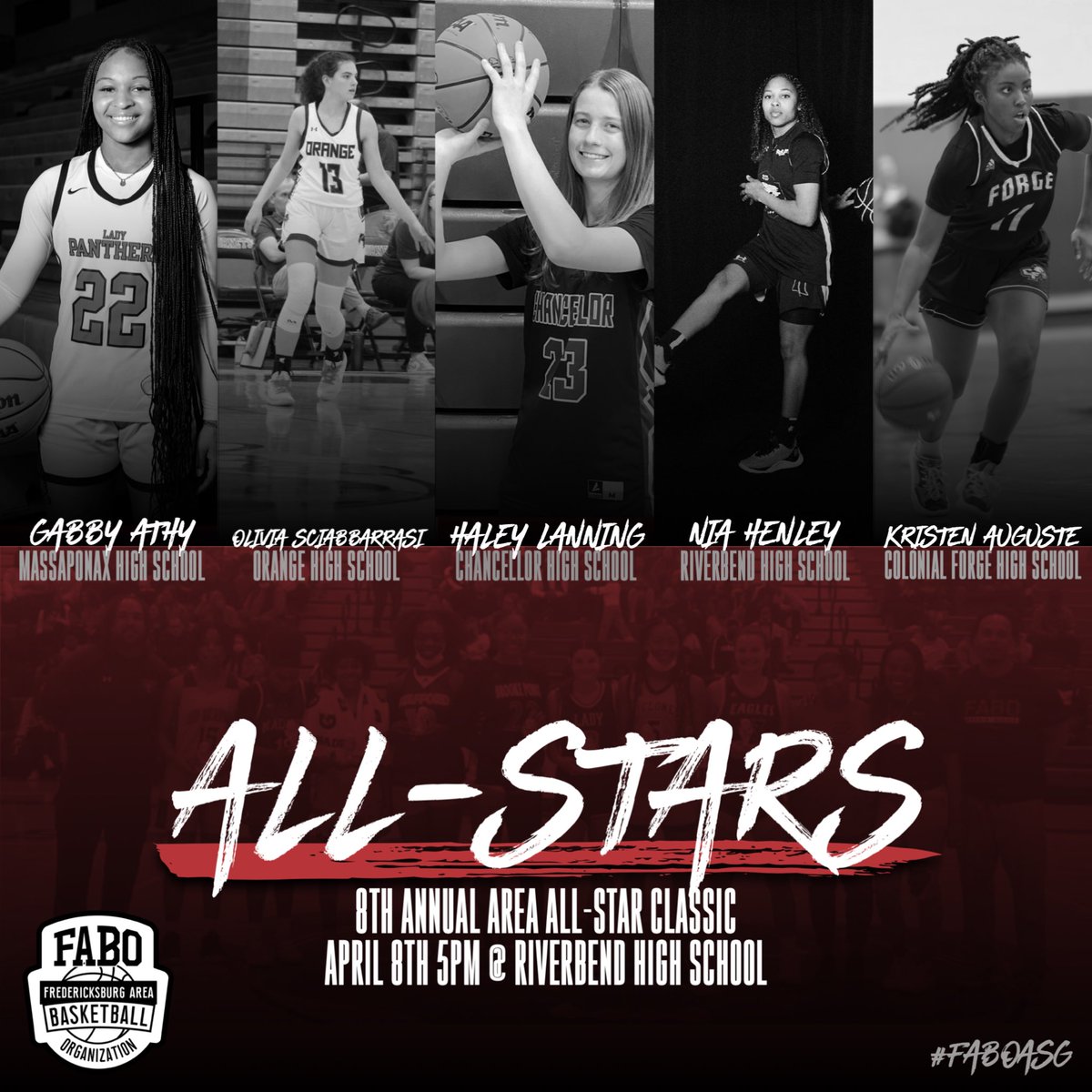 Saturday, 5pm at Riverbend High School . Come watch the top senior girls basketball players in the area. Live DJ, 3point contest, Dunk contest, 50/50 plus giveaways.
