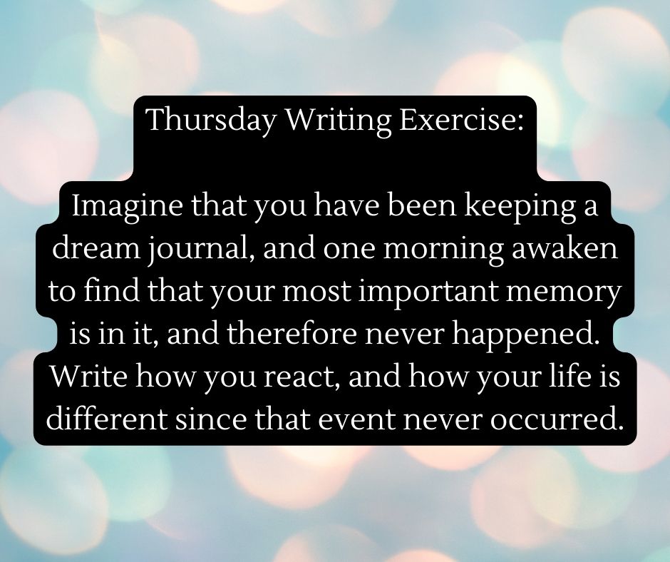 This one could get meta fast, depending on what direction people take it.

#writingcommunity #writingexercise