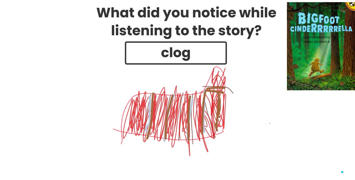 We continue to explore new versions of Cinderella in #WitandWisdom! Today these #fabulousfirsties shared notice and wonders for #BigfootCinderrrrrella using <a href="/Seesaw/">Seesaw</a>! They are Seesaw artists! We know that good readers ask questions! #ReadersareLeaders #PLSDproud #TeamTussing