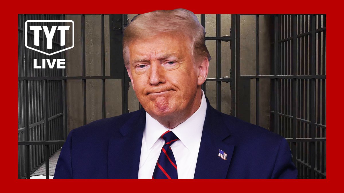 TheYoungTurks's tweet photo. The Young Turks is LIVE, discussing the #TrumpIndictment and #arrest, #UnionPacific #railroad sued, #DeSantis signs #permitless new #gun law, and more!

Click the link below, and don't forget to use #tytlive during the show! 🔽

https://t.co/5t8t4RxerO https://t.co/xnYejgw0jl