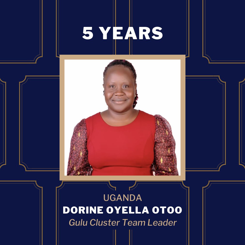 HealthRight's tweet photo. Celebrating 5 years of extraordinary leadership and unwavering commitment to our mission! A heartfelt thank you to Dorine Oyella Otoo, our Uganda Gulu Cluster Team Leader at HealthRight. Here's to many more years of success and impact! #HealthRight #Uganda #LeadershipAppreciation https://t.co/0qwNQeeSGv