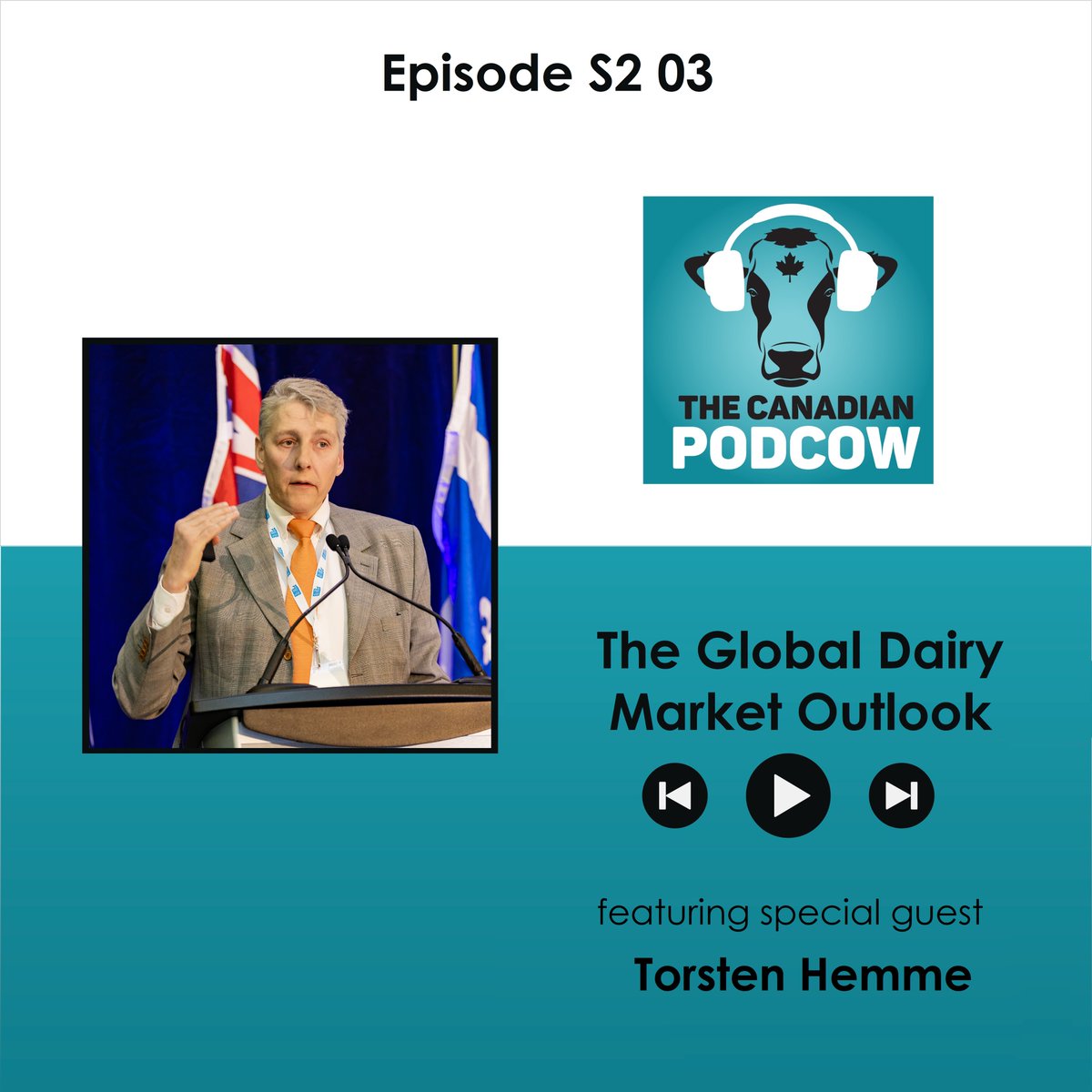 Canadian Podcow (@canadianpodcow) on Twitter photo In the first of two episodes recorded during DFC's Annual Policy Conference, Torsten Hemme, CEO of <a href="/DairyIfcn/">IFCN Dairy Research Network</a>, shares his perspective on the Global Dairy Market Outlook.
rss.com/podcasts/canad… In the first of two episodes recorded during DFC's Annual Policy Conference, Torsten Hemme, CEO of <a href="/DairyIfcn/">IFCN Dairy Research Network</a>, shares his perspective on the Global Dairy Market Outlook.
rss.com/podcasts/canad…