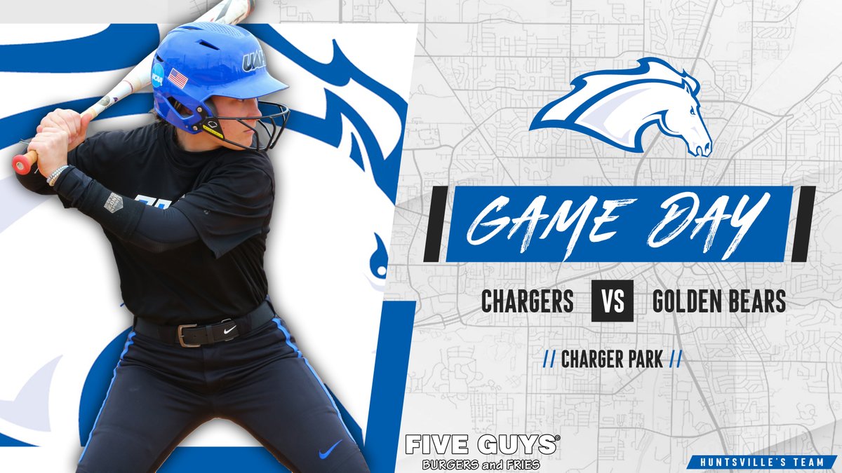 ‼️GAME DAY‼️

Right back at it.

📍Charger Park
⏰ 1 pm
🎟️ FREE pres. by <a href="/AlabamaCU/">Alabama Credit Union</a>
➡️ uahchargers.com/coverage