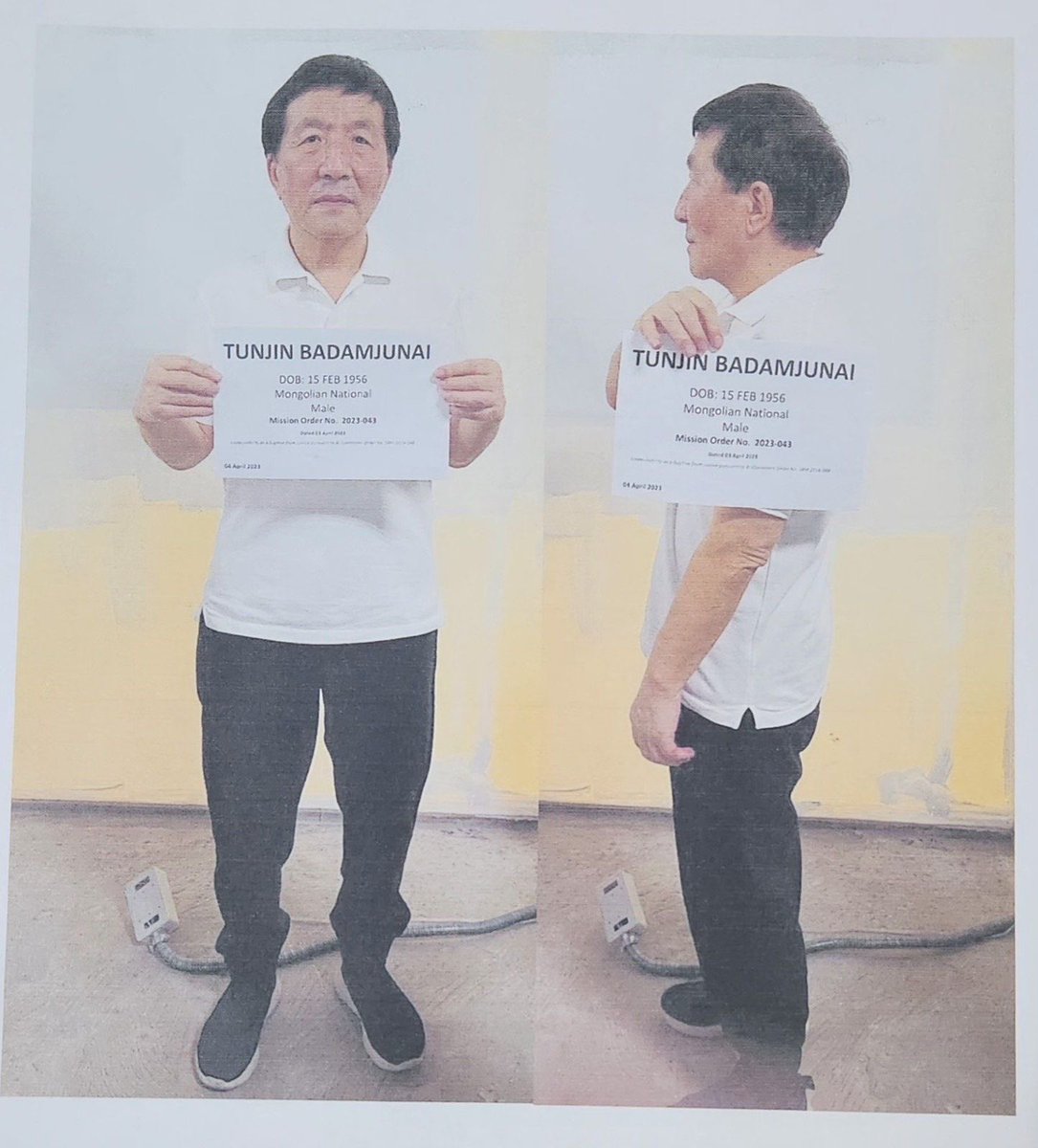 iambertramirez's tweet photo. LOOK: The BI has deported former Mongolian Minister for Food, Agriculture and Light Industry Tunjin Badamjunai for being wanted in his home country over alleged corruption offenses. @PhilippineStar 📷 BI https://t.co/lsBcO5uO4m