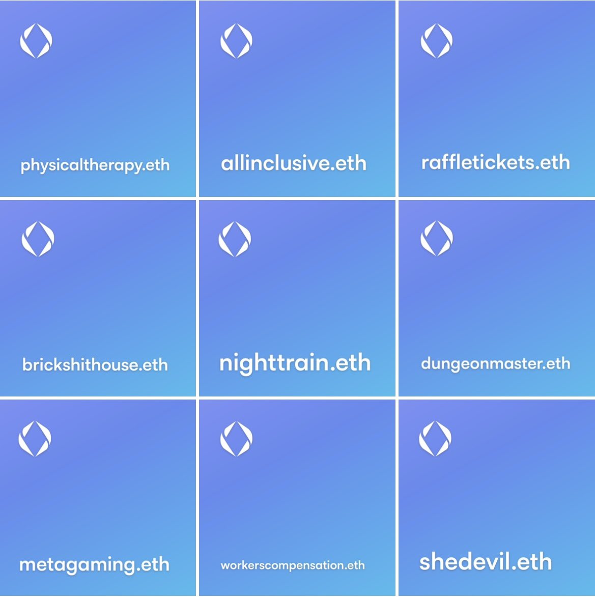 🏆 GRAIL GAMES - Game 1️⃣ 🏆

“Two-Word Titans”

Can you beat the GrailTrader AND the community?

You’ll need to be versatile, practical and creative!

Drop your best 9-pack of two-words, showing not just your GRAILS but your ability to cover multiple categories &amp; styles.