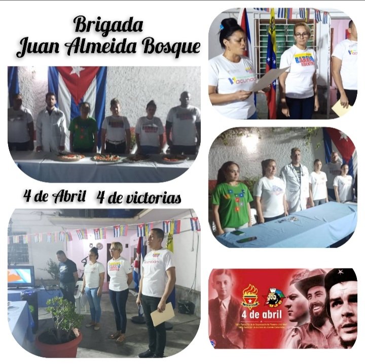 "Y en esta juventud están puestas las esperanzas de la Revolución, en esta juventud están puestas las más legítimas esperanzas de nuestro pueblo". Brigada Juan Almeida Bosque realiza Vespertino Especial por el 4 Abril. #UnaMejorJuventud
#MejorEsPosible #CubaCoopera @cubacooperave
