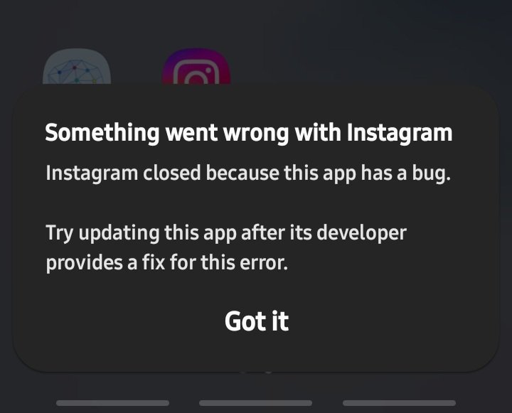 ASulaimalebbe's tweet photo. Today, Updated Instagram App. then I can't Open My Instagram.  Please Fix  the Bugs. https://t.co/9MzmkLemk8