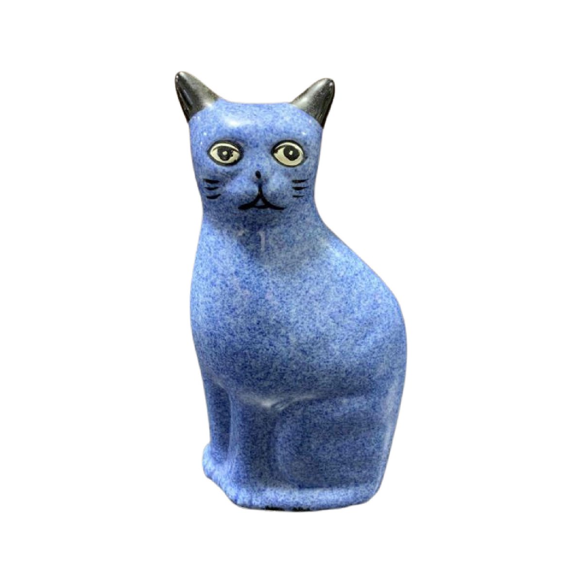 JunkYardBlonde's tweet photo. Vintage Blue Spongeware Cat by Calico, 11" Tall https://t.co/TBbdFBxxwU #blue #bluestoneware #mexicostylecat #cobaltbluecat #potterycat #bluestonewarecat #folkart #vintagecat #stonewarecat https://t.co/8iLHXfNXkM