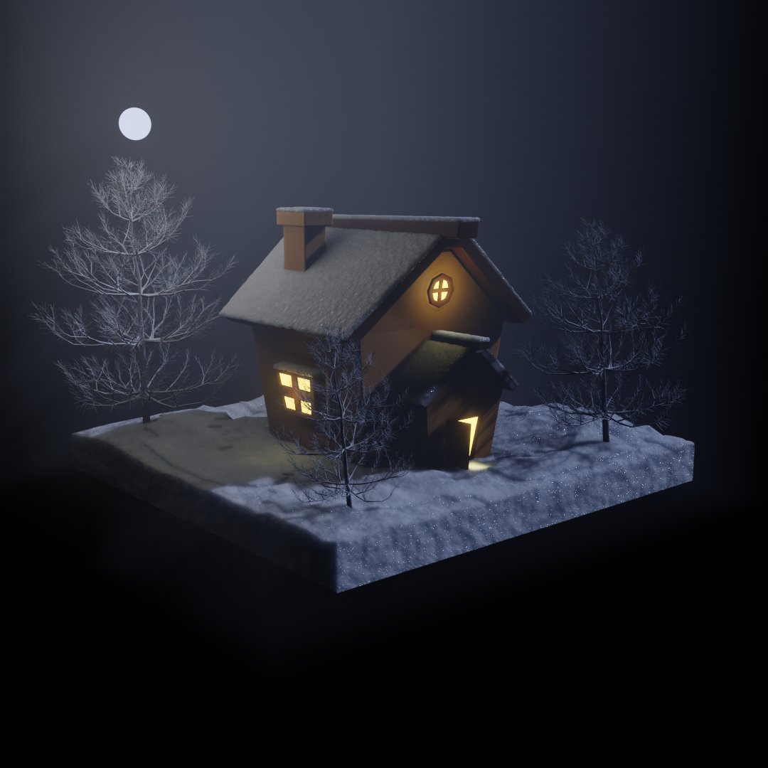 oraexx's tweet photo. Attempted another tutorial, this one had me do more modelling from scratch, lighting, fog, and learn some addons. I like the result, very cutesy!

#blender #Blender3d #3dmodeling https://t.co/qOPg2FrwEc