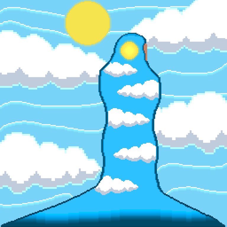 Goddess of the Wind daily prompt. #pixelart #pixelartist #drawingoftheday #drawingprompt