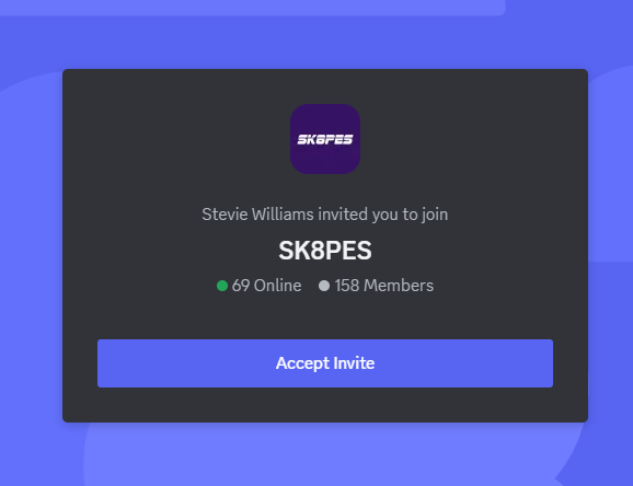 josephweb3's tweet photo. Hey fam, just want to tell you some great news!

@steviewilliams_ just invited me to his private discord 

I AM READY TO UNLEASH MY INNDER #8PE WITH @SK8PES 

Are you ready? https://t.co/vPnn27X7gq