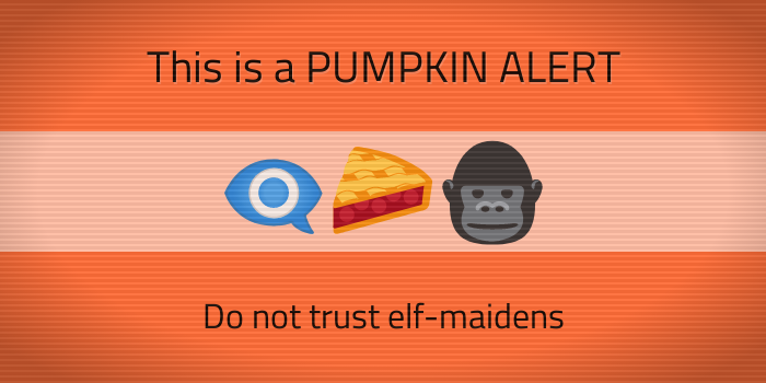 SecretAlerts's tweet photo. 🦍👁‍🗨🥧 This is a PUMPKIN ALERT 🥧👁‍🗨🦍
🎉 Congratulations to Operative No. 597582 for their handling of the recent Gorillas / Inquisitions situation. 🎉 https://t.co/5MT2Ms2Pnk