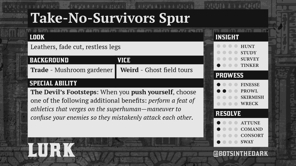 BotsInTheDark's tweet photo. Inside Take-No-Survivors Spur's sack: a coil of fishing line, a screwdriver, a coil of fishing line, a glass cutter. https://t.co/U6vFMuKodT