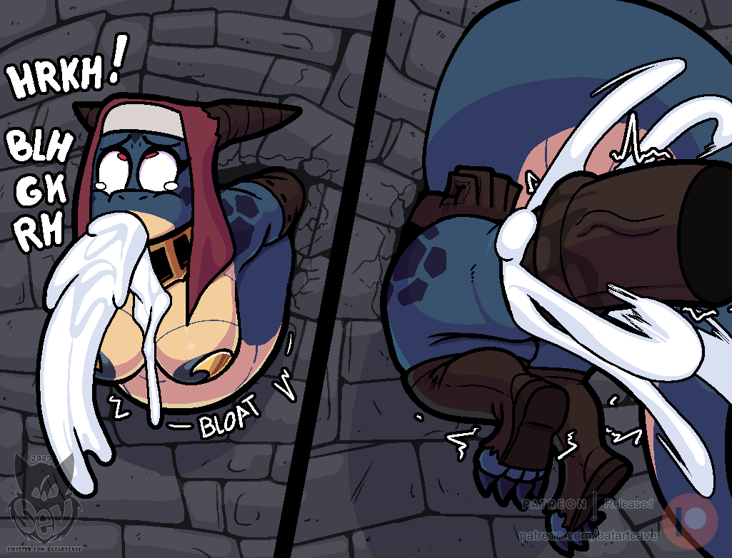 [the gang visits a minotaur's lair]

After Nugs gets lost and forcefully stuck to a wall shenanigans ensue

enjoying the results of the binary pen so far