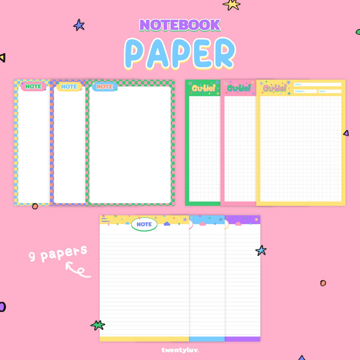 septemberb0i's tweet photo. knock knock, digital notebooks 🍒☁️✨ มาแล้วว
- details 📁
📓 9 covers
📃 9 papers (เพิ่มกระดาษได้ตามต้องการ)
•blank 
•line
•grid

ราคา : 69฿ 💸
แต่! เรามีโปร 14 วันแรกลดเหลือ 49฿

🛒 สั่งซื้อหรือดูรายละเอียดเพิ่มเติมที่ bio เลยคับ (link in bio) - 1 https://t.co/uOcApMsn5j