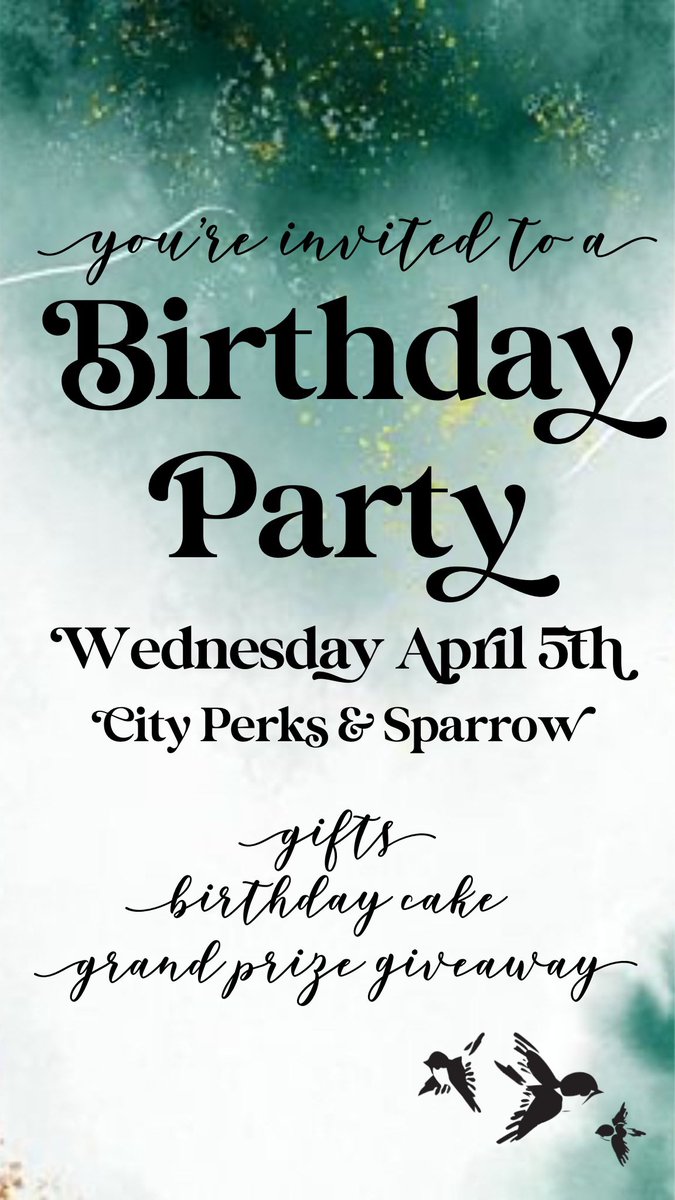Come help us celebrate our 16th &amp; 3rd birthdays !!! So much fun awaits at both cafes- selfie walls, special playlist, giveaways with purchase , birthday cake and enter your name into the draw for free coffee for a year!! *Certain restrictions apply *