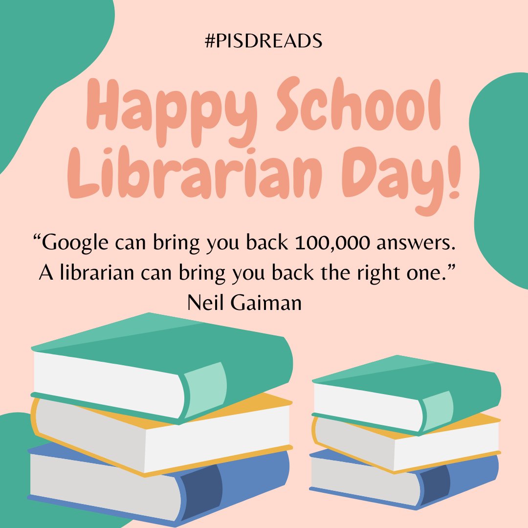 LibraryWildcats's tweet photo. As a young girl I found comfort and windows to possibilities through books. Now as an adult and a librarian these feelings are even more true. #NationalSchoolLibrarianDay #HappySchoolLibrarianDay #schoollibraries #schoollibrarians #pisdreads #WildcatLibrary https://t.co/y4lvUSpTYG