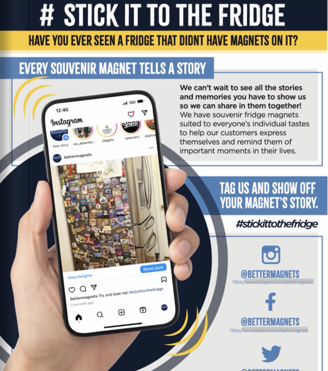 Better Magnets | Premium Souvenir Fridge Magnets tweet media