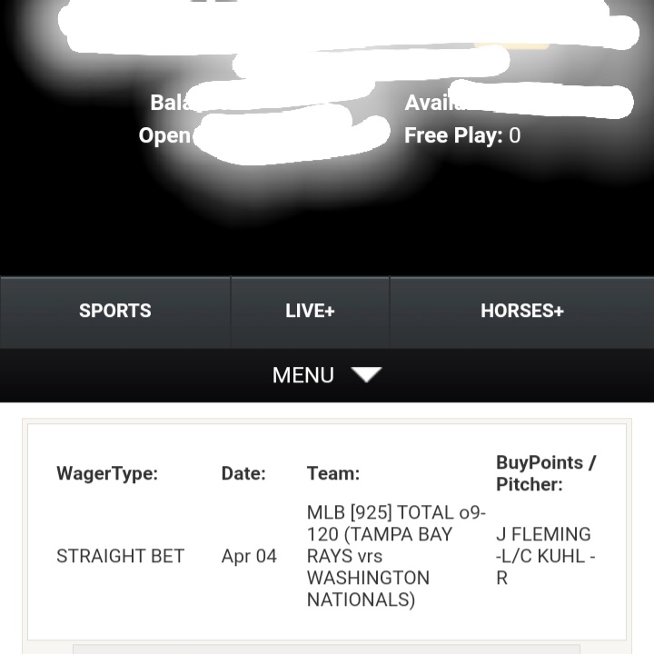 888hoops's tweet photo. Tuesday 4/4 Early Baseball
Rays at Nationals o9
MORE TO COME 🏀⚾️
2023 ⚾️ 5-2 +2.7u
#MLB ⚾️212-181 +19.5u
#NFL 🏈75-56 +15.5u
#CFB 🏉60-44 +10.9u
#NBA 254-234 +22.7u
601-515 +68.6u
5-1 L6 MLB and 7-1 L8 OVERALL🔥Join discord with me and @FastestPayout!
#888WINS https://t.co/jBnLS97U7p