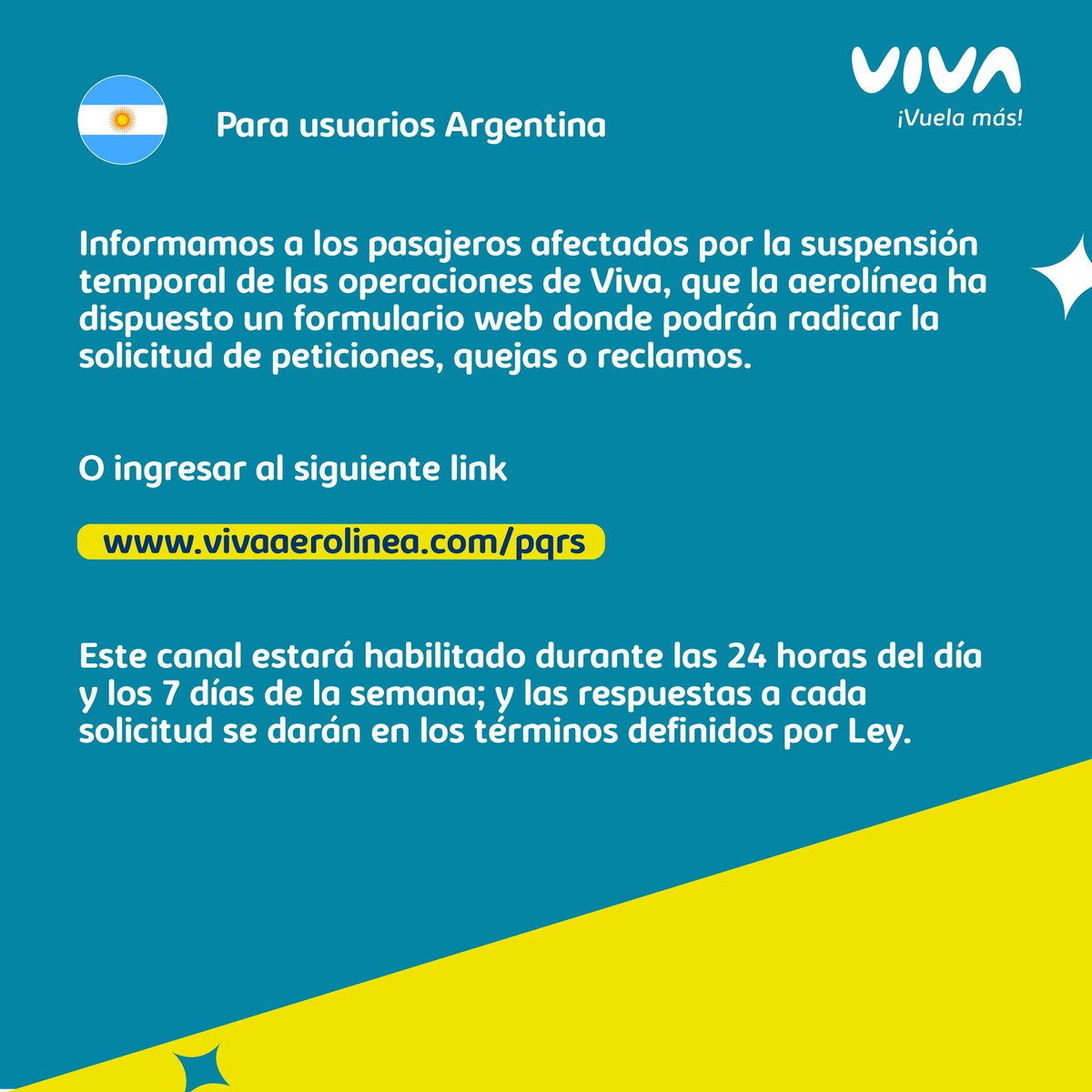 Viva ¡Vuela Más! tweet media