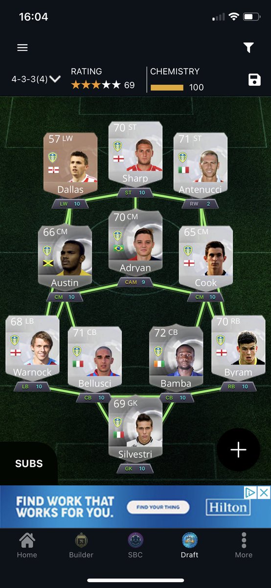mkdlufc's tweet photo. My lineup for Palace https://t.co/JzgfYZnZkv