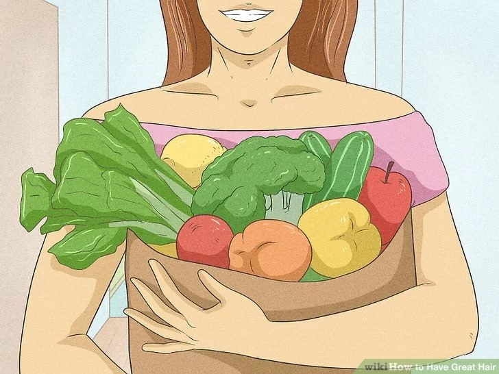 Vitamins and nutrients in your diet help fortify your hair and may help it grow longer.Eat lots of vegetables and fruits to help you meet your nutritional needs.Additionally, eat lean protein and healthy fats to make sure you’re getting the nourishment your body.