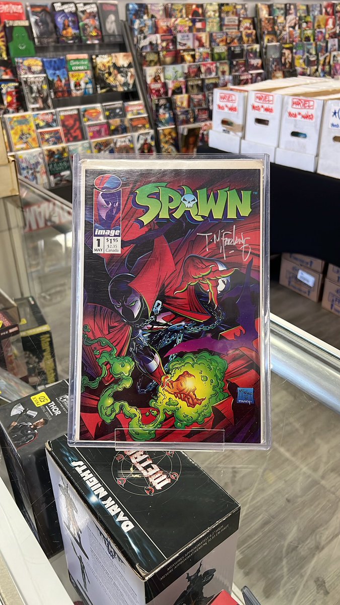 GhostKidComics's tweet photo. Beautiful book just came in to the shop on purchase! So we had to snag it up! #Spawn #toddmcfarlane #comics #comicsforsale #signedcomics https://t.co/gEs5mQCpZl