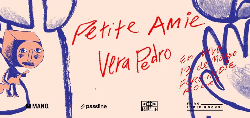 Nos vemos el 13 de mayo con <a href="/esverapedro/">Vera Pedro</a>, y #yoels 💫 en el <a href="/indierocks/">Indie Rocks!</a> 

🎟️ bit.ly/petiteamieFIR