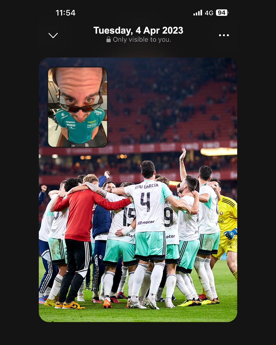 🤪 ¡Misión completada! En 2005 nos metimos en la final de Copa y, ahora, lo hemos vuelto a hacer.

😏 Es tu turno, <a href="/alo_oficial/">Fernando Alonso</a>.

#CopaDelRey | #GrandesEnIlusión