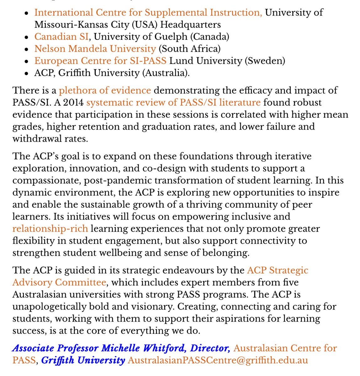 Sally Kift tweet media