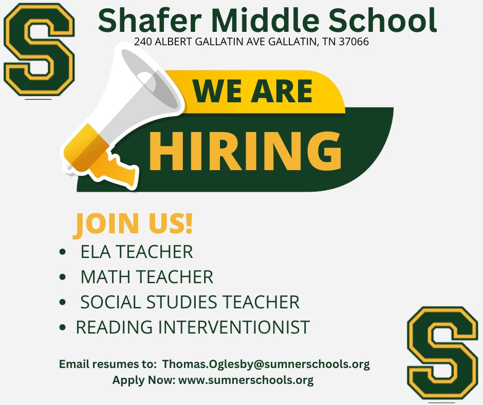 Shafer Middle School tweet media