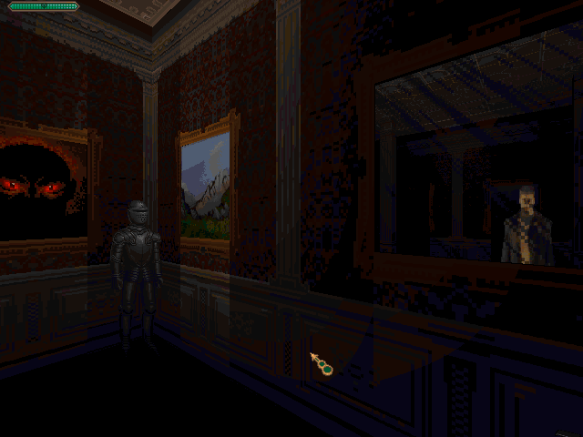 ryanttb's tweet photo. #VideoGameBacklog "Realms of the Haunting" (PC, 1996) is an old FMV horror game with a little survival action! The FMV perfectly represents that era &amp; the gameplay is billboard 3D, like DOOM. I'm surprised I didn't know of this game back in the day!

#dosgaming https://t.co/iREymQRM0D