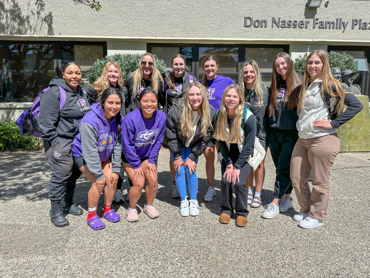SFState_SB's tweet photo. Congrats to our 14 scholar-athletes who have a 3.4 GPA cumulative or higher GPA

Cam Cramer
Kai DeLeon
Madeline Eshbach
Marley Gonzales
Daniella Guerrera
Lexi Holihan
Jade Johnson
Marissa Jordan
Taylor Kelly
Kaitlyn Maddux
Kira Nilson
Phoebe Schultz
Teya Vincent
Hailey Weddington https://t.co/64THrJYCA9