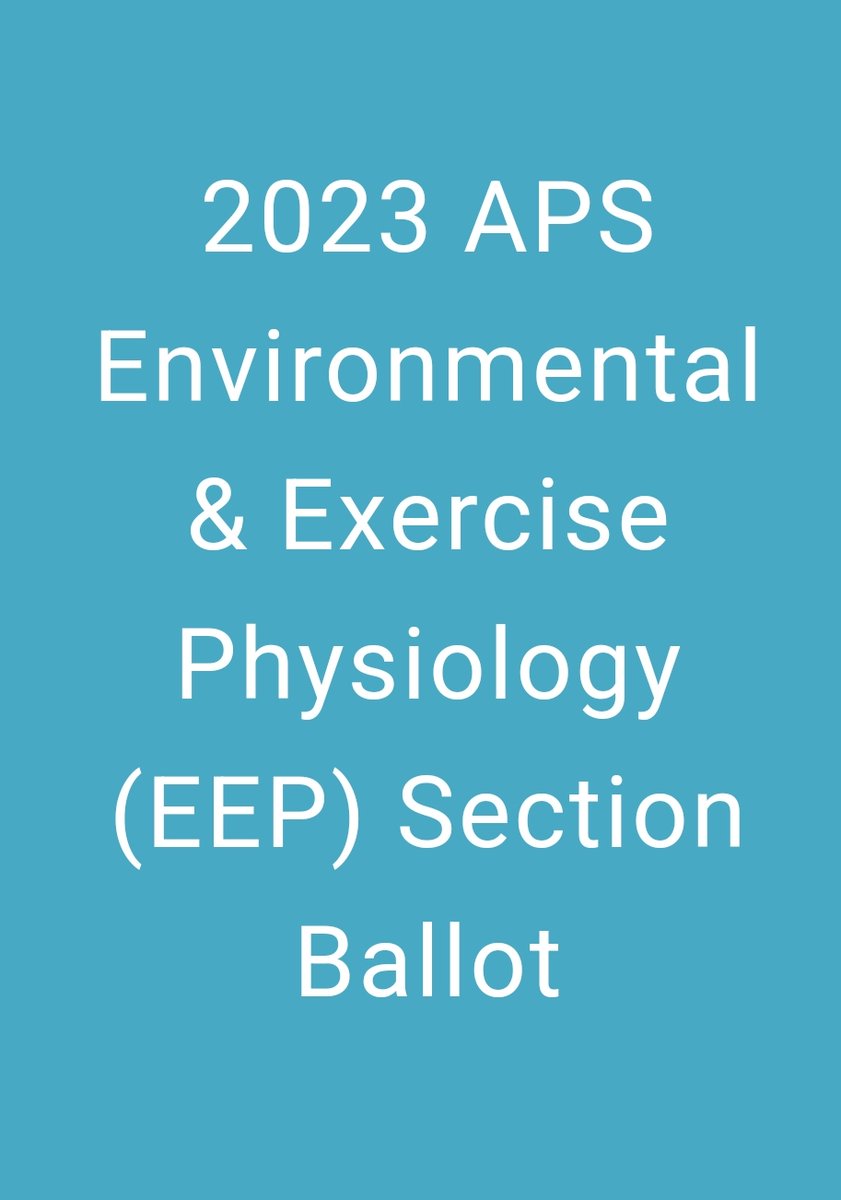 Austin Robinson (@ausrob_phd) on Twitter photo Are you a member of <a href="/APSPhysiology/">American Physiological Society</a> <a href="/APSEEPSection/">APS EEP Section</a>?
If so, the ballot for the EEP steering committee (councilors and chair-elect) is open until the 14th. Check your email & make sure to vote!!
I know who Chaos would vote for if he could 😎
#exploitingmydogforvotes Are you a member of <a href="/APSPhysiology/">American Physiological Society</a> <a href="/APSEEPSection/">APS EEP Section</a>?
If so, the ballot for the EEP steering committee (councilors and chair-elect) is open until the 14th. Check your email & make sure to vote!!
I know who Chaos would vote for if he could 😎
#exploitingmydogforvotes