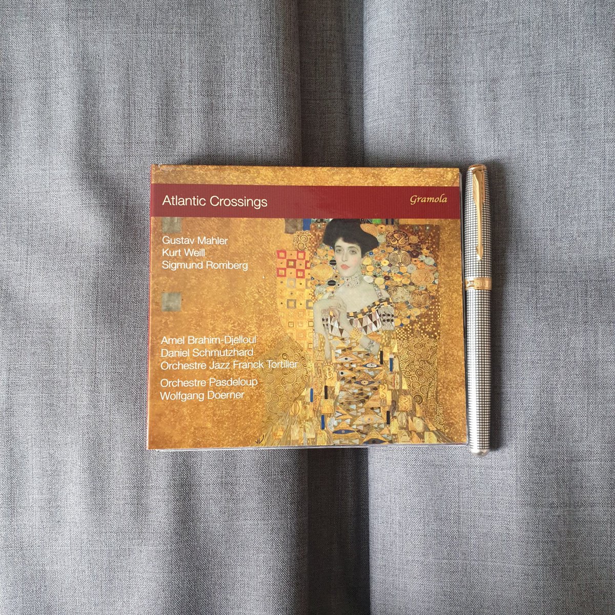 #morninglistening to what on the surface is a strange vanity recording but turns out a splendid Mahler disc with a v.good Blumine & excellent Lieder eines fahrenden Gesellen thanks to DanielSchmutzhard & Orchestre Pasdeloup. Plus some fun apropos boni.